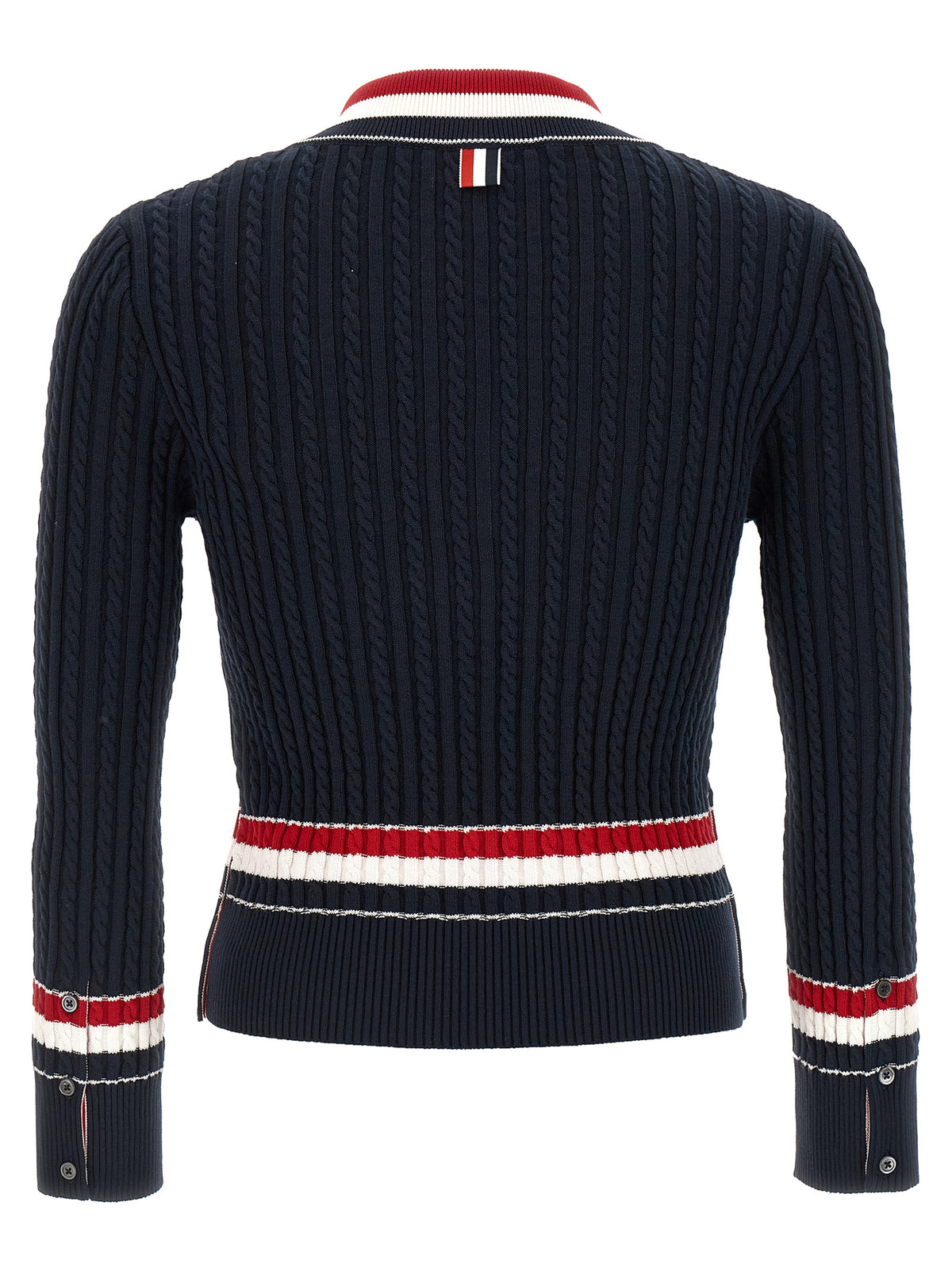 Gilet en coton bleu Thom Browne