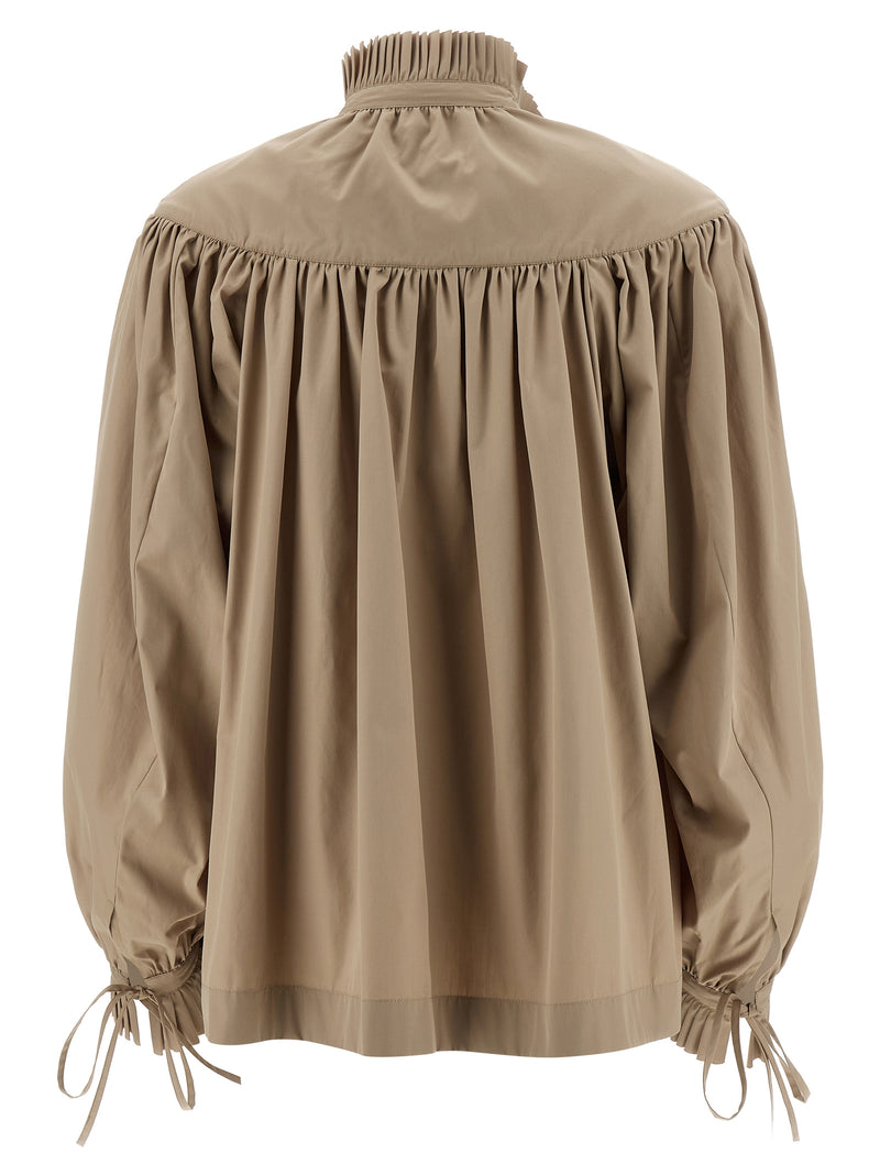 Dries Van Noten Beige Cotton Blouse