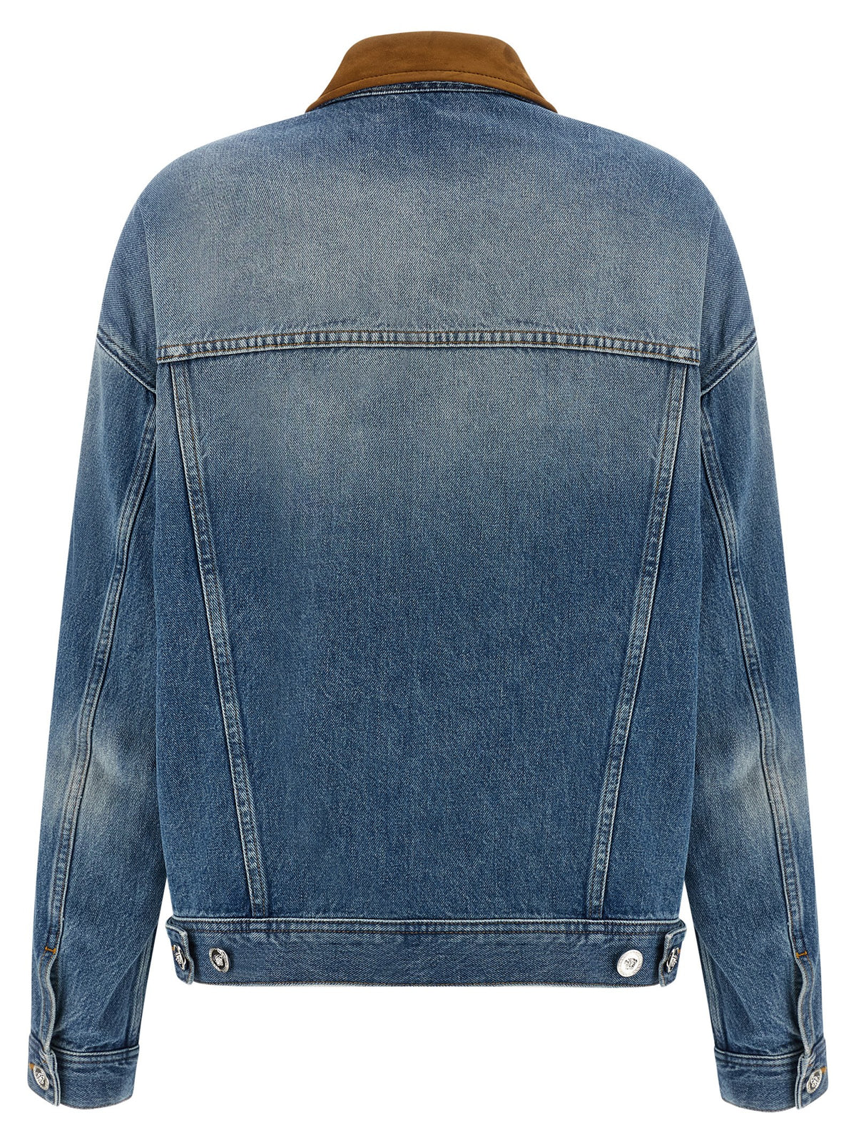 Veste en jean bleu Versace