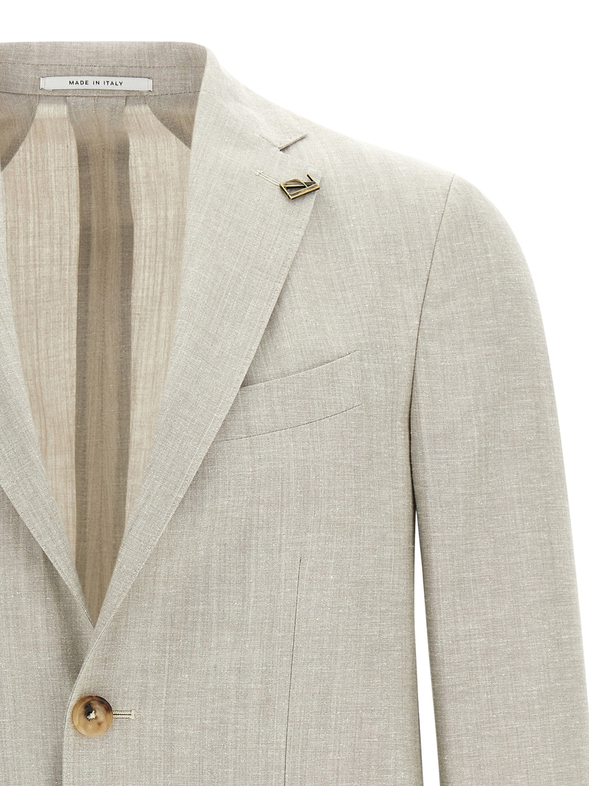 Veste Pal Zileri gris cuivré