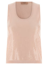 Twinset Multicolor Cotton Sleeveless T-Shirt