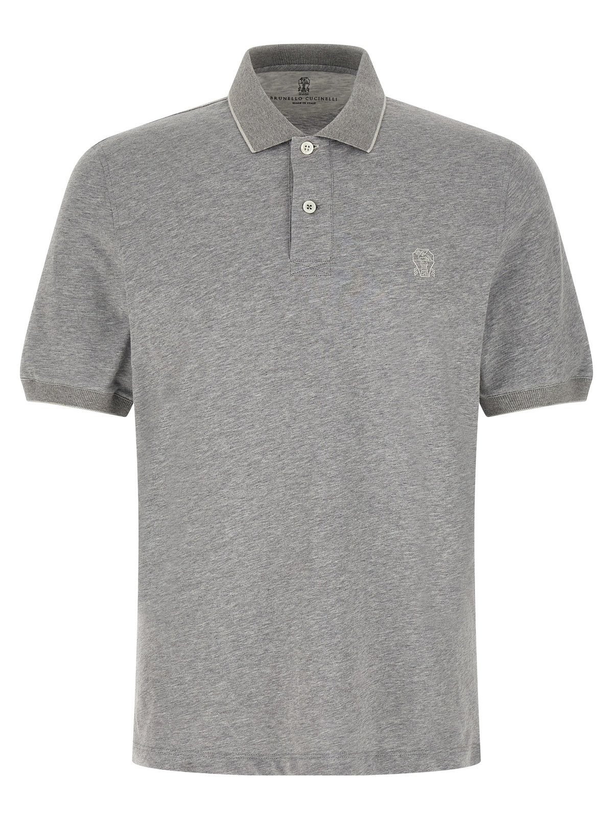 Brunello Cucinelli Polo en coton gris