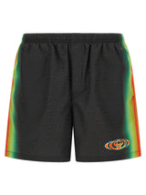 Short de bain Casablanca en polyester multicolore