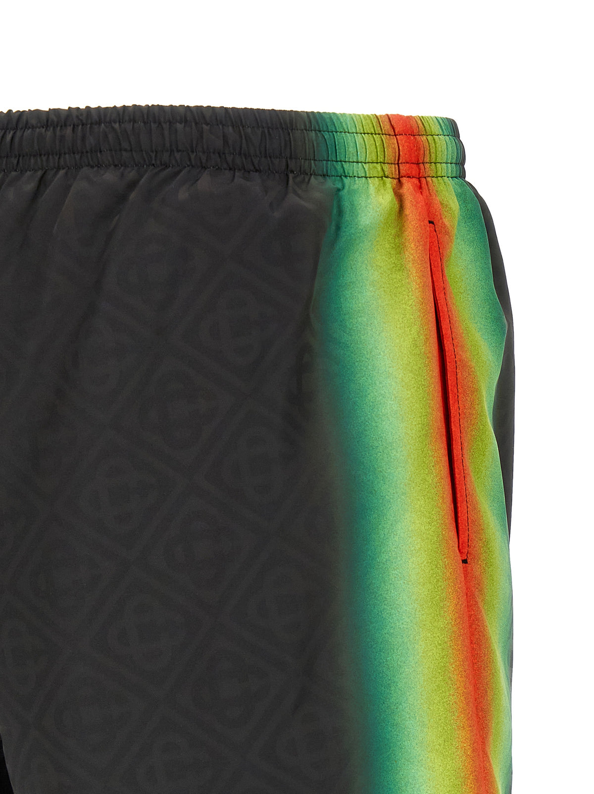 Short de bain Casablanca en polyester multicolore
