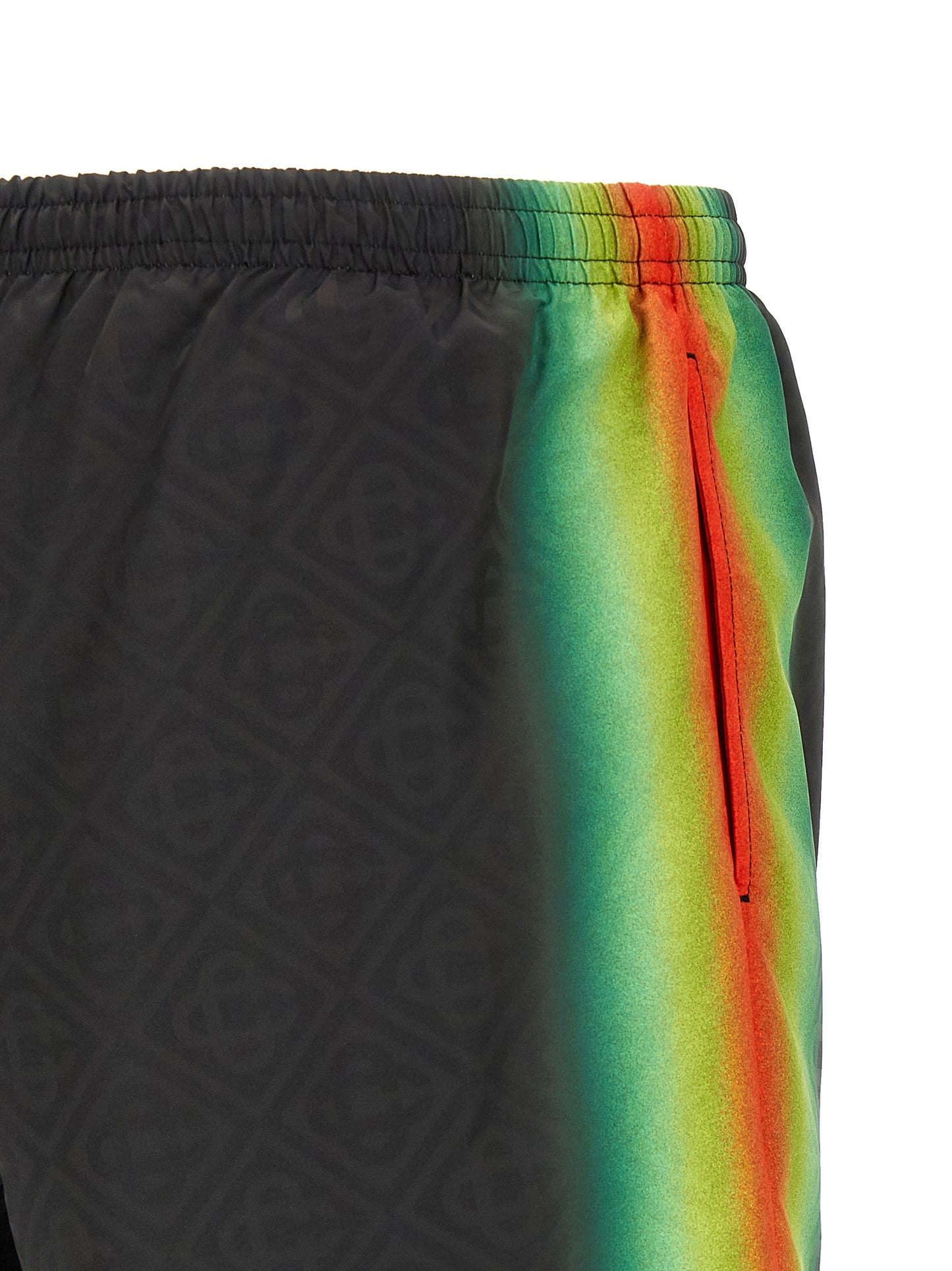Short de bain Casablanca en polyester multicolore