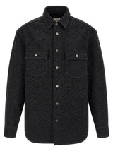 Casablanca Black Cotton Blouse