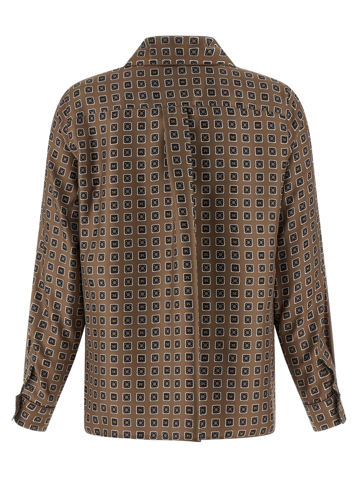 Chemisier en soie marron Max Mara