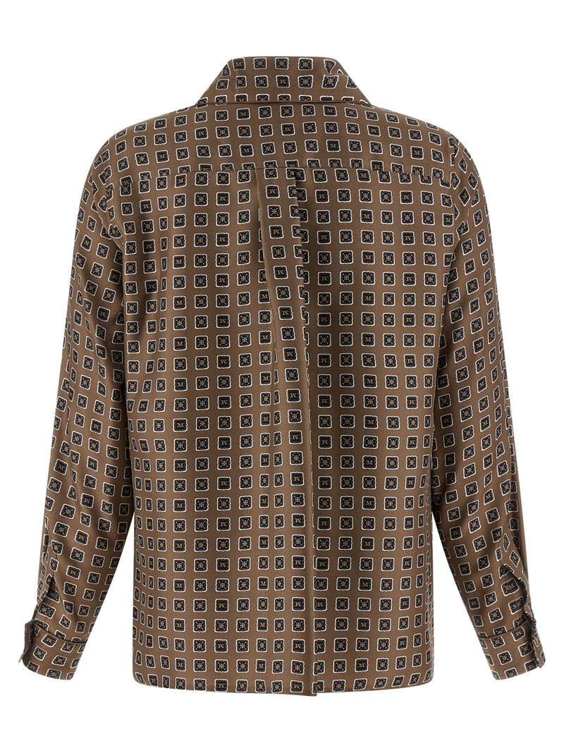 Chemisier en soie marron Max Mara