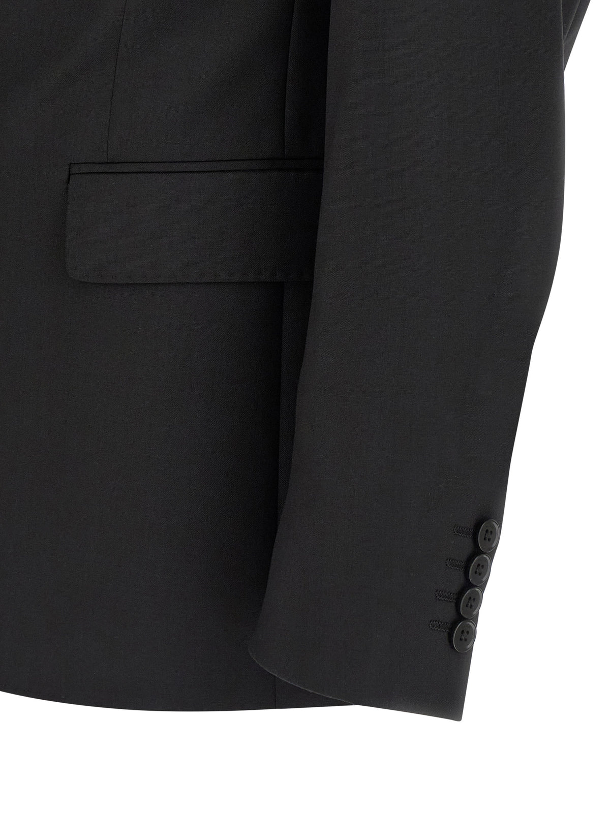 Pal Zileri Black Wool Two-Piece Suit - Lord Collection