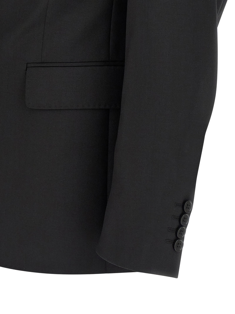 Pal Zileri Black Wool Two-Piece Suit - Lord Collection