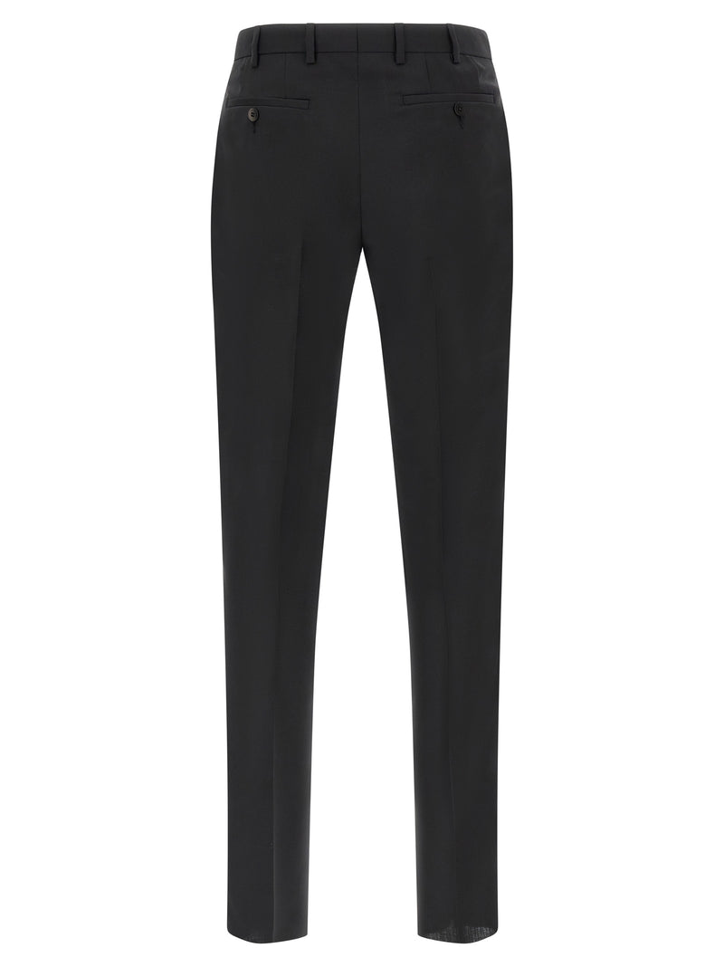 Pal Zileri Black Wool Two-Piece Suit - Lord Collection