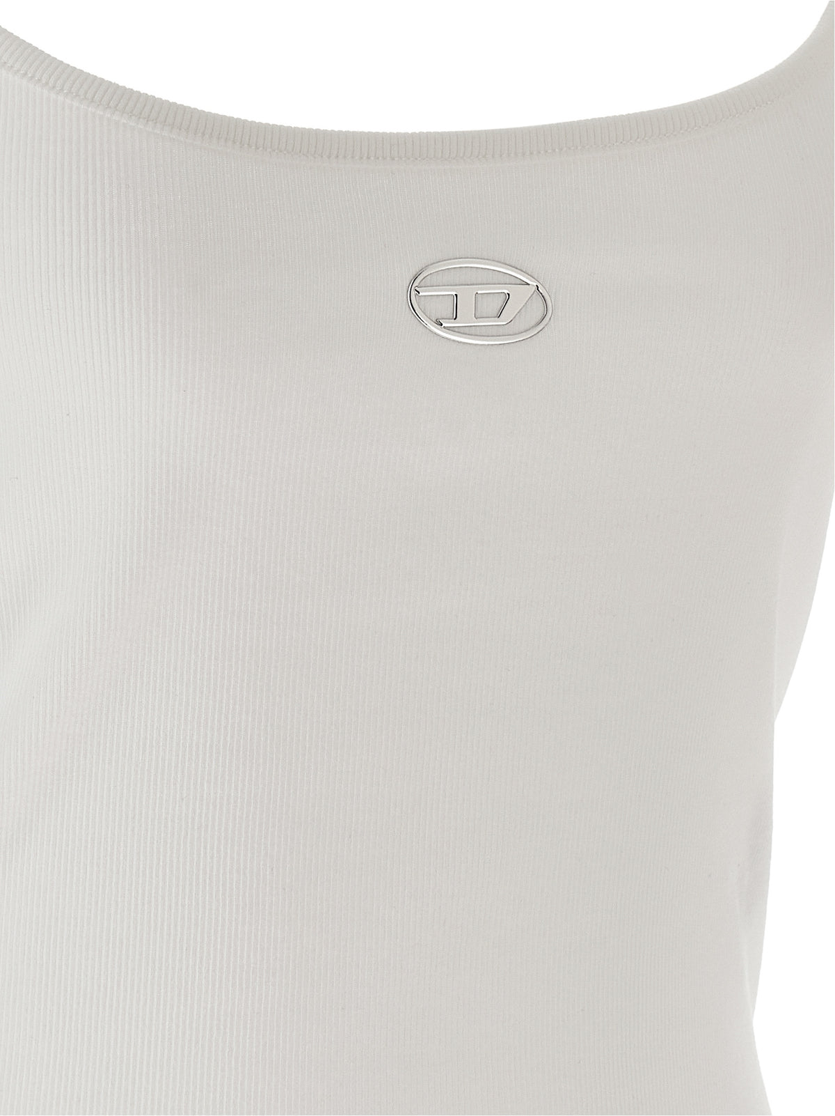 Débardeurs Diesel en coton blanc