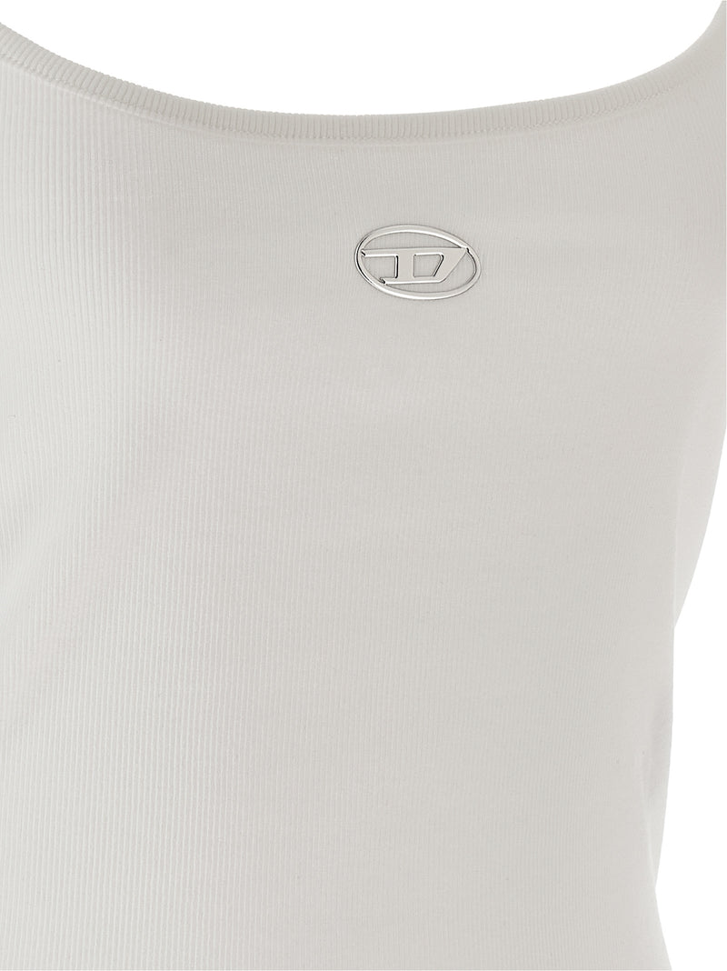 Débardeurs Diesel en coton blanc