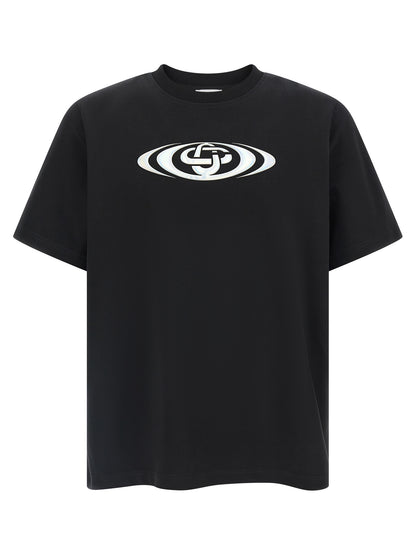 Casablanca Black Organic Cotton T-Shirt