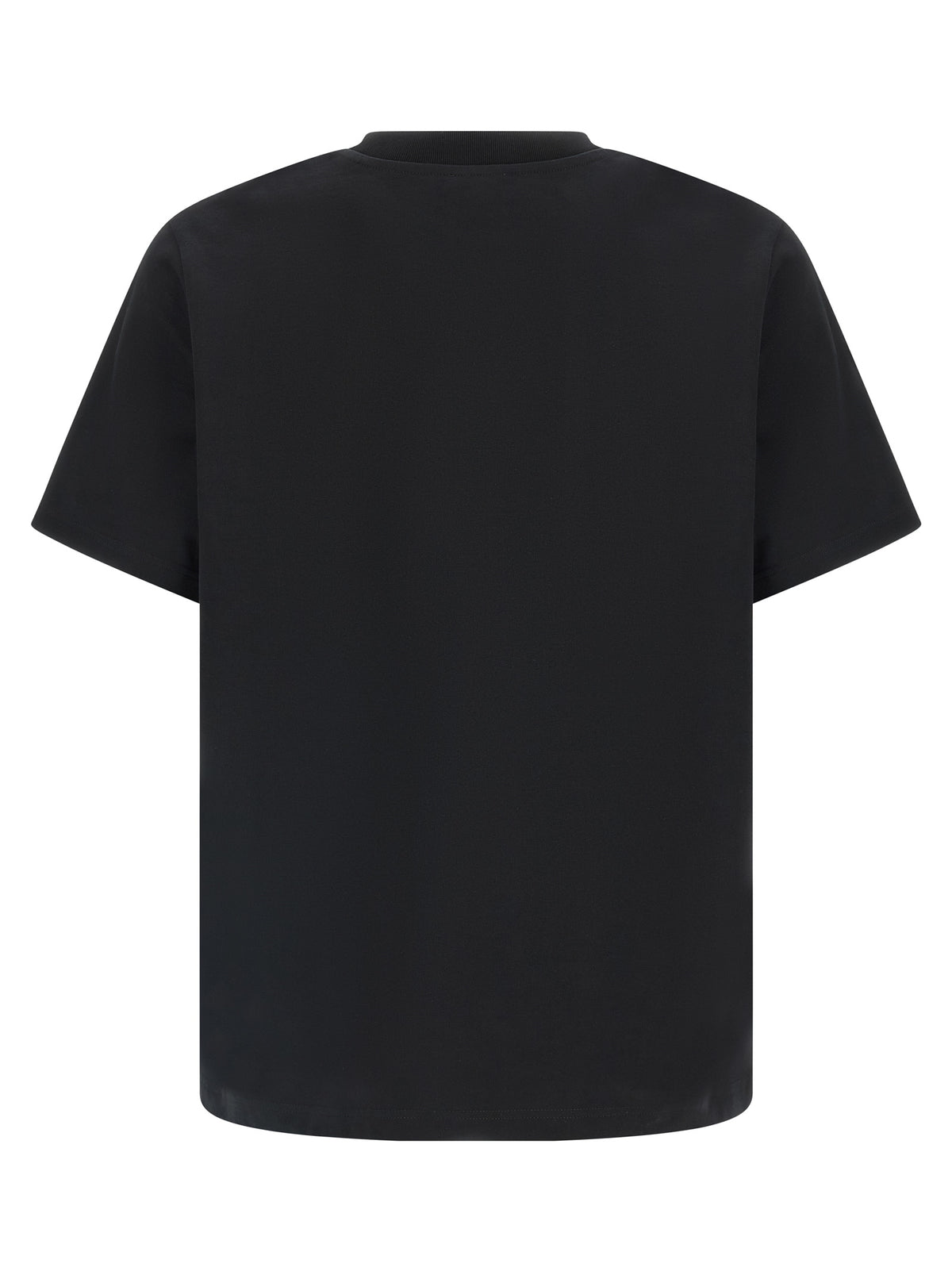 Casablanca Black Organic Cotton T-Shirt - Warped Logo Design