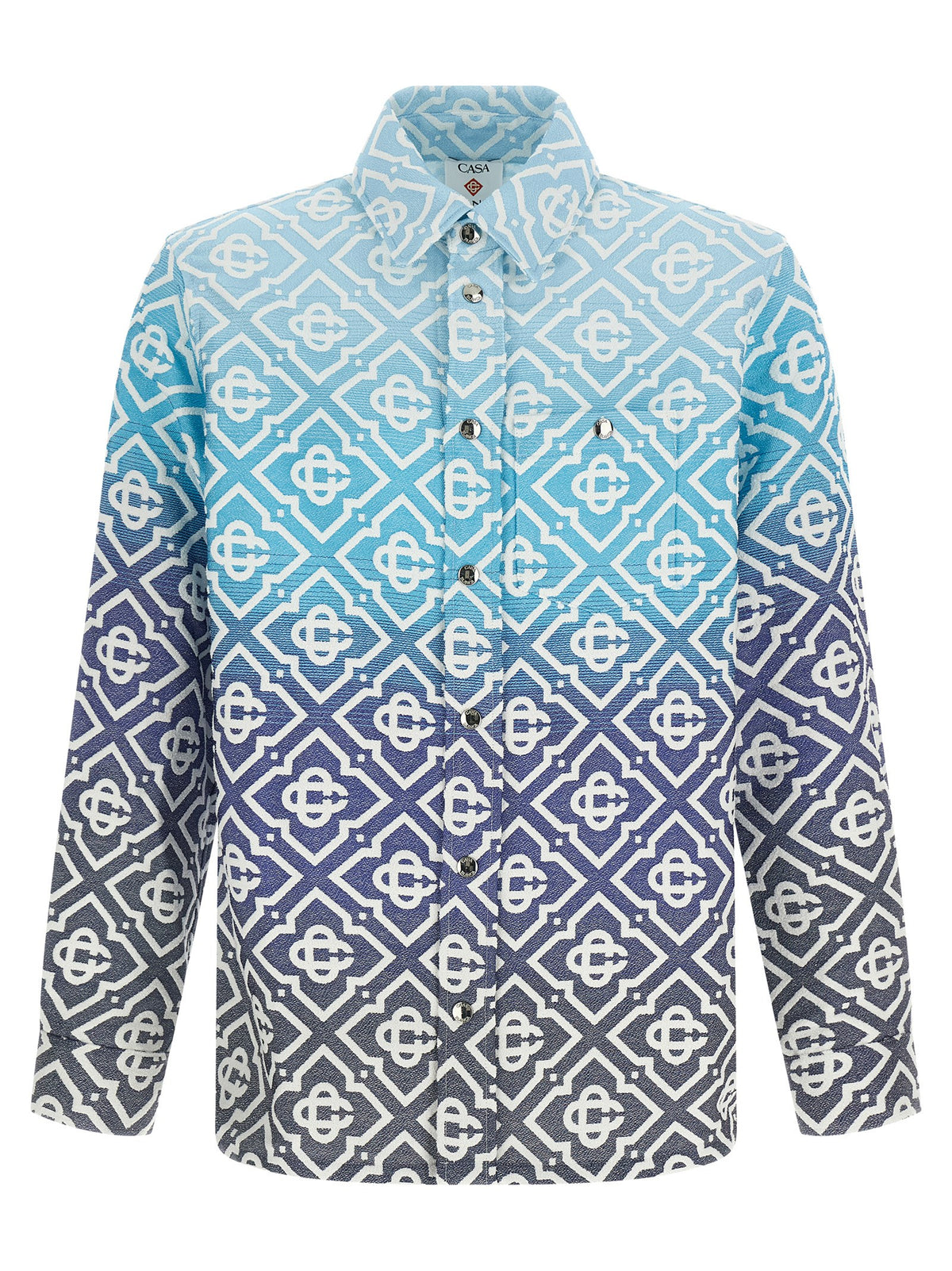 Veste en coton Casablanca bleu