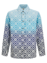 Veste en coton Casablanca bleu