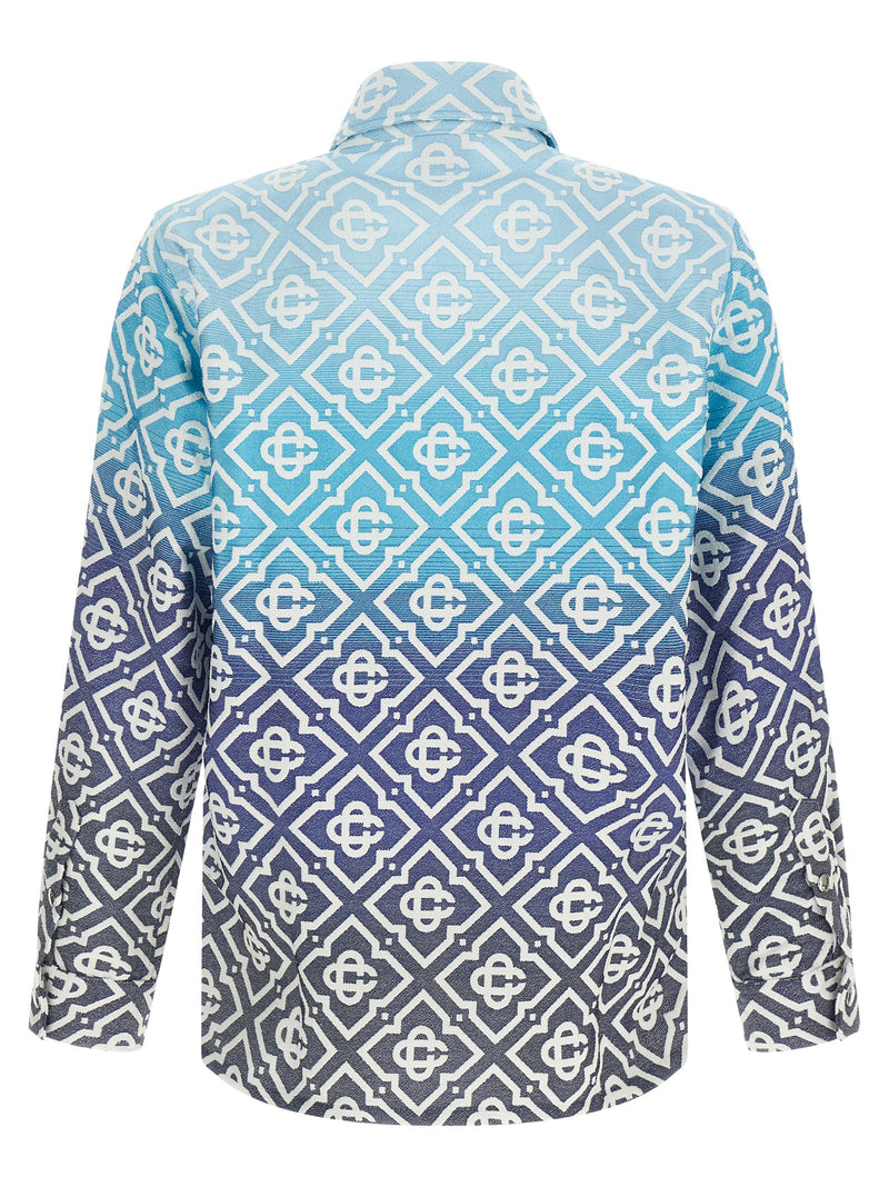 Casablanca Blue Cotton Shell Jacket