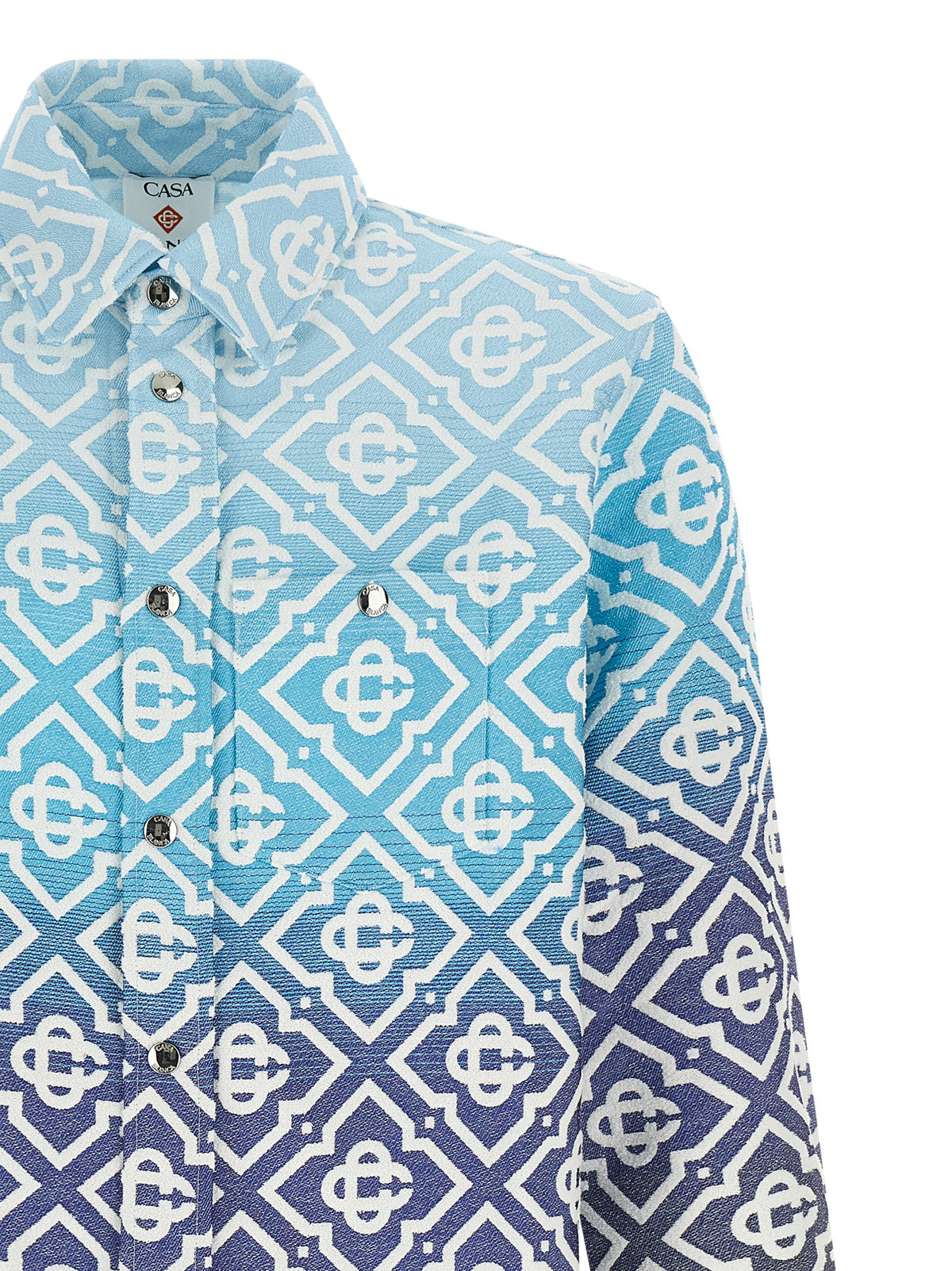 Veste en coton Casablanca bleu