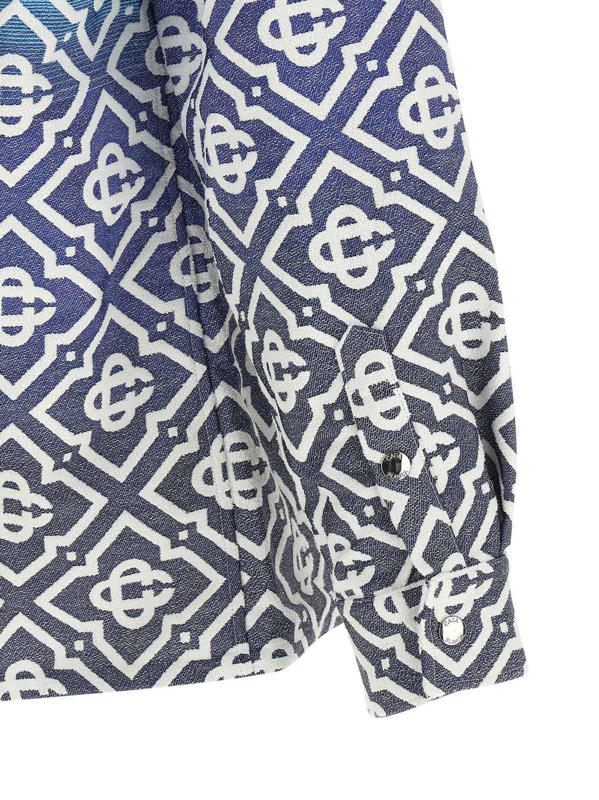 Veste en coton Casablanca bleu