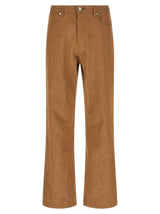 A.P.C. Brown Cotton Jeans Denim