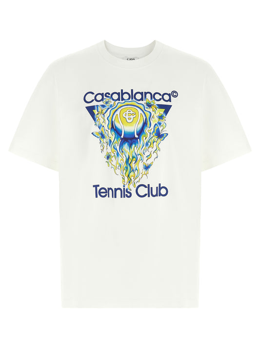 Casablanca White Organic Cotton T-Shirt