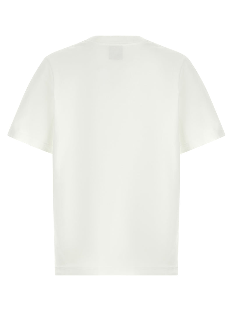 Casablanca White Organic Cotton T-Shirt - Tennis Club Icon