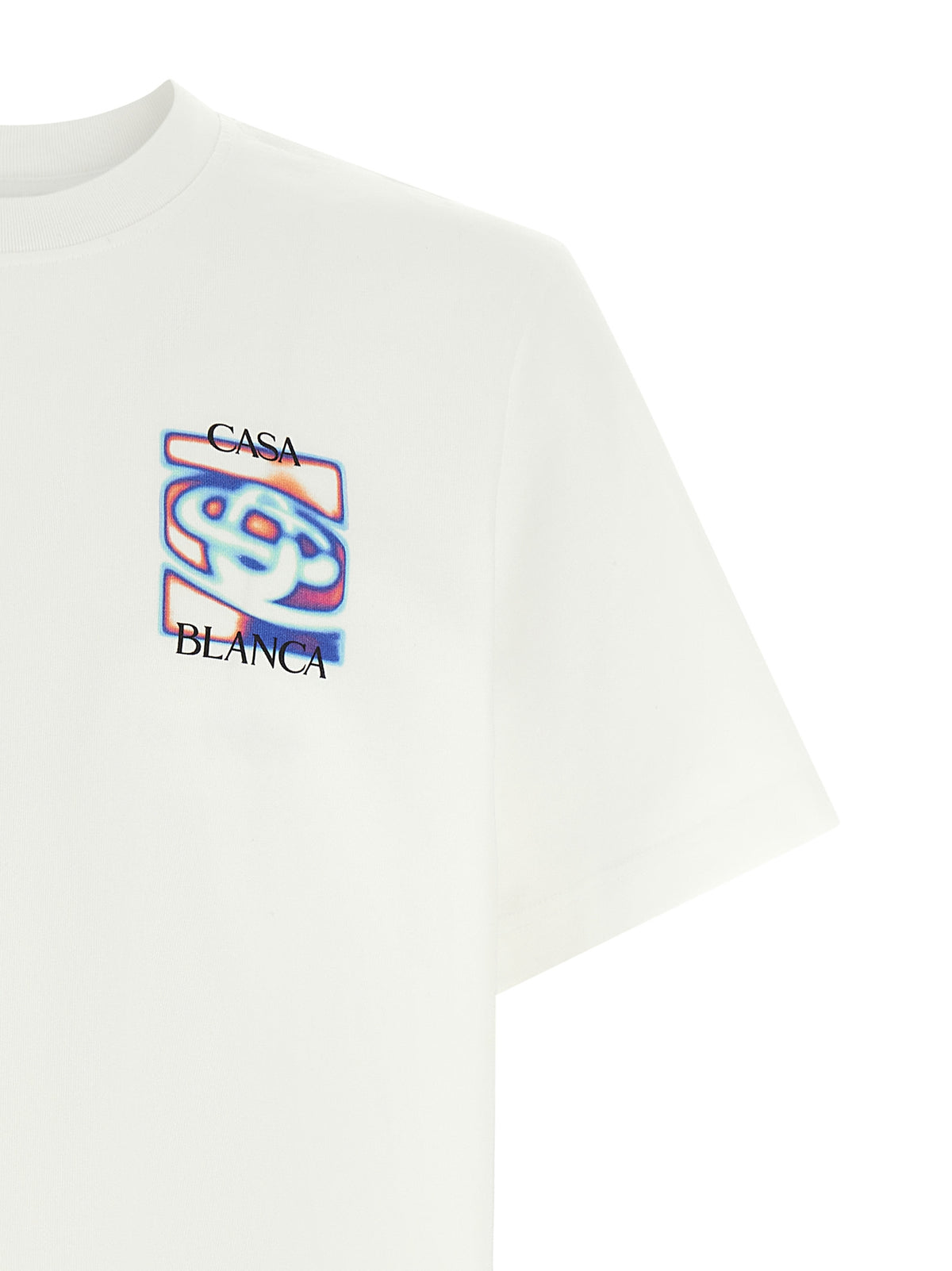 Casablanca White Organic Cotton T-Shirt