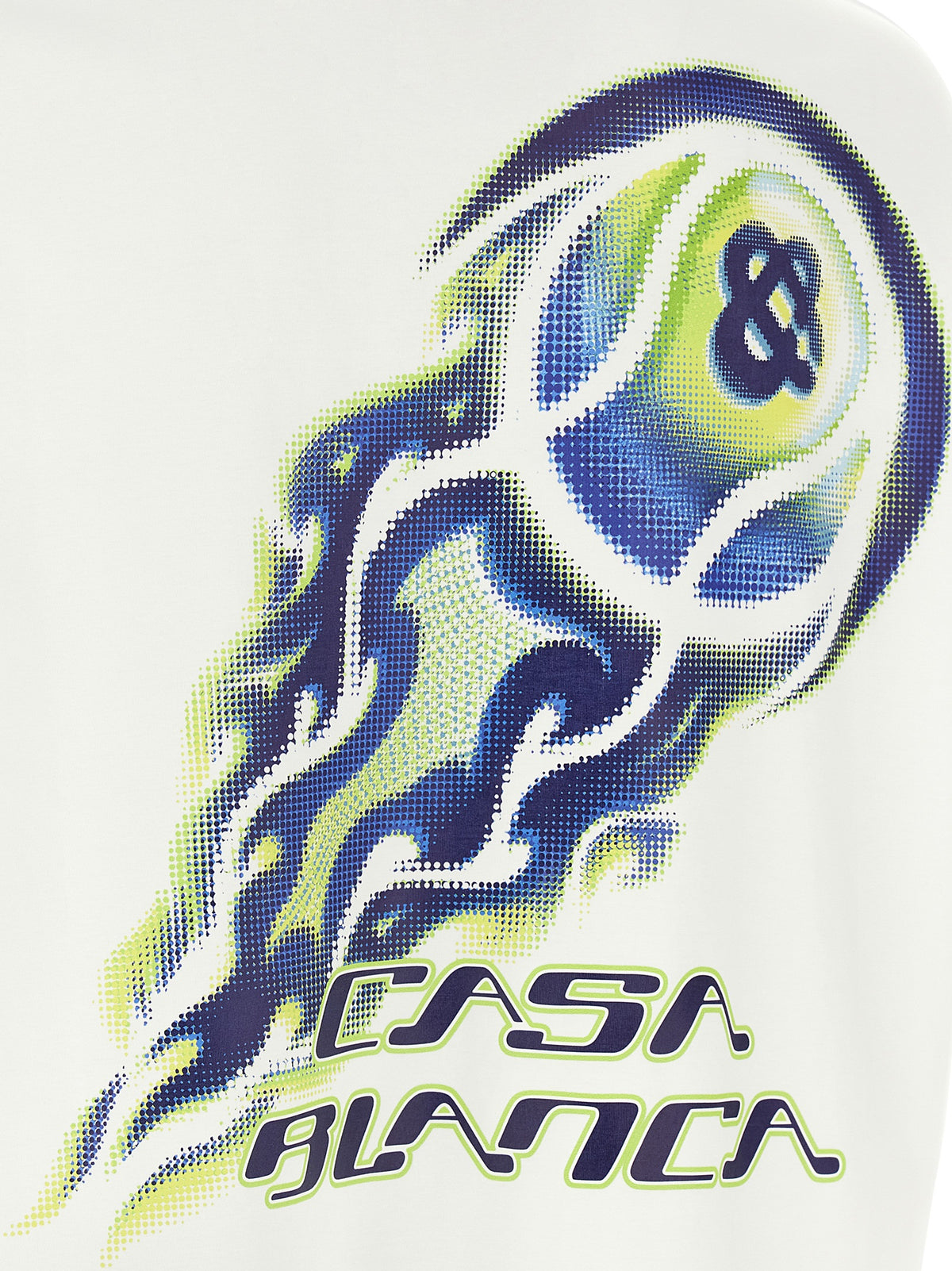 T-shirt en coton blanc Casablanca