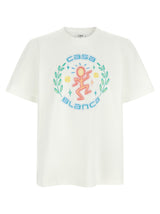 Casablanca White Organic Cotton T-Shirt - Dance Joy