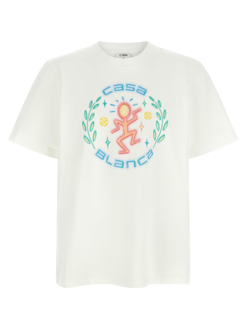 Casablanca White Organic Cotton T-Shirt - Dance Joy
