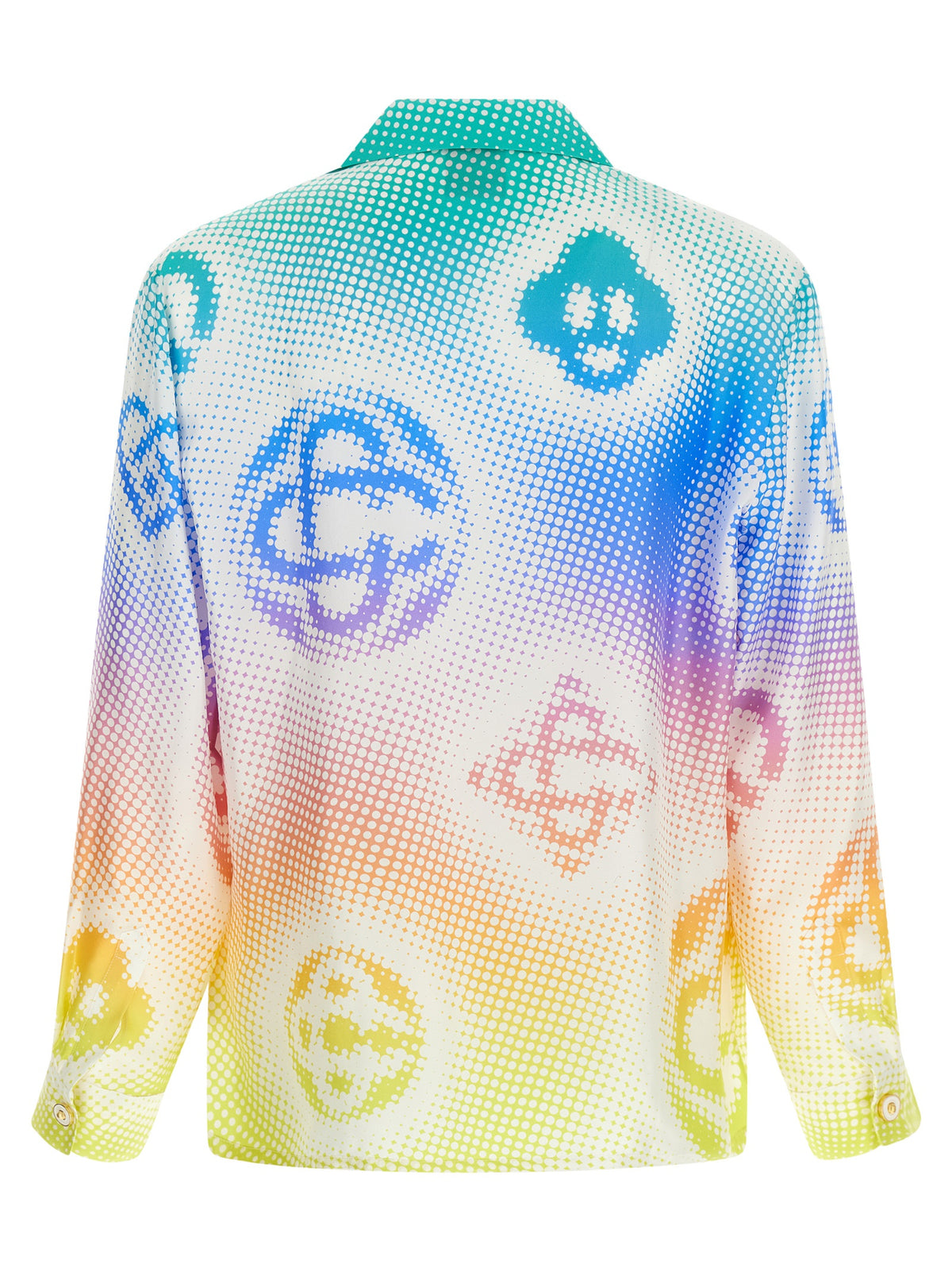 Blouse en soie multicolore Casablanca