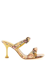 Sandales à talon aiguille bicolores en cuir de vachette Alexandre Birman