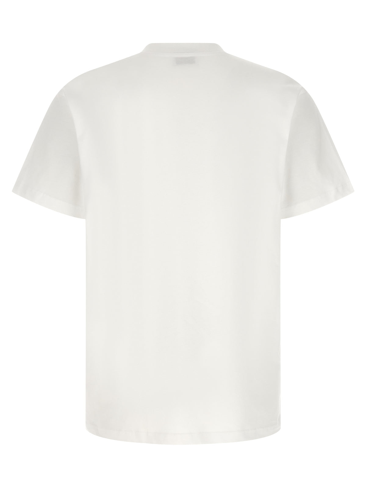 Moschino White Cotton T-Shirt - Bold and Trendy Design