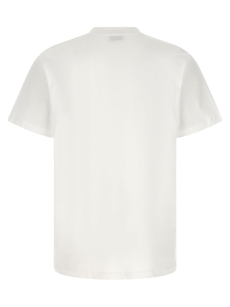 Moschino White Cotton T-Shirt - Bold and Trendy Design