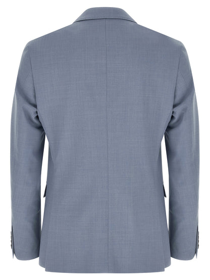 Pal Zileri Blue Polyester Two-Piece Suit