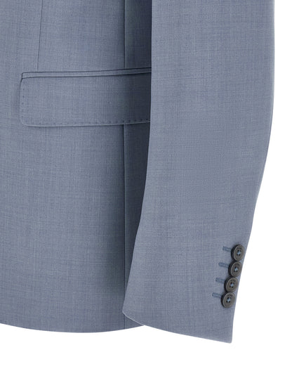 Pal Zileri Blue Polyester Two-Piece Suit