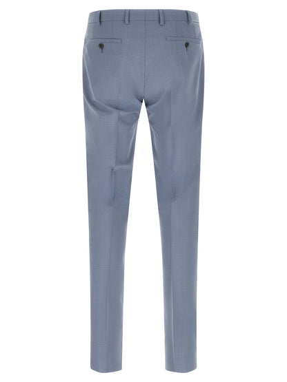 Pal Zileri Blue Polyester Two-Piece Suit