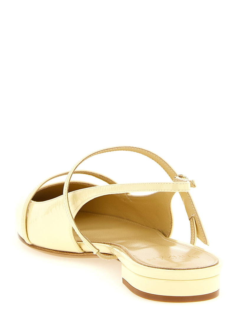 Ballerines bicolores en cuir de vache Alexandre Birman