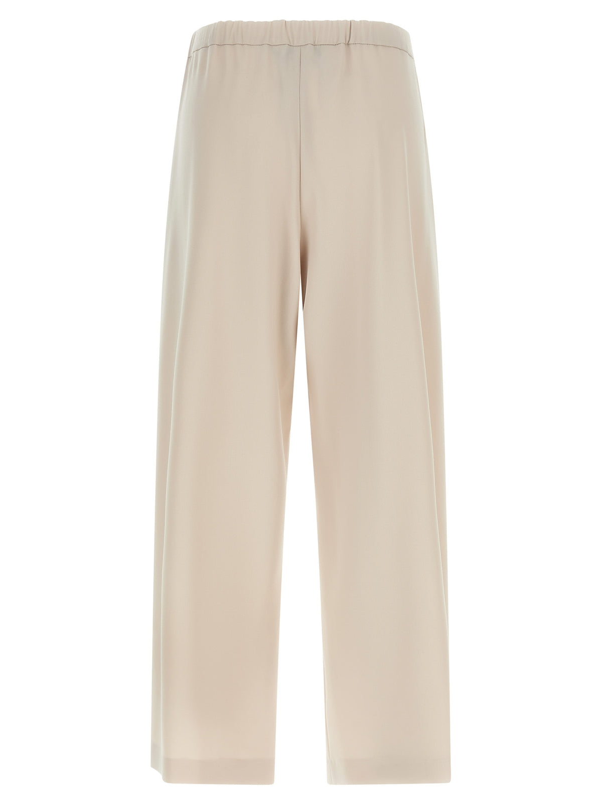 Pantalon de sport en laine vierge beige 'S Max Mara
