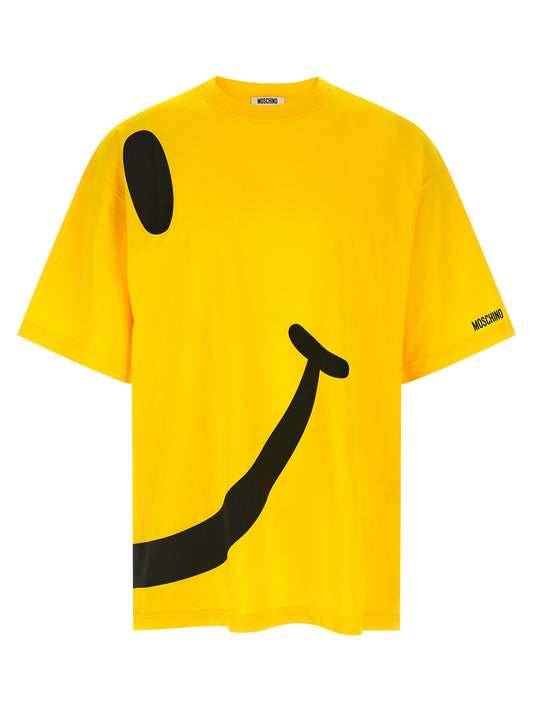 Moschino Bicolor Cotton T-Shirt