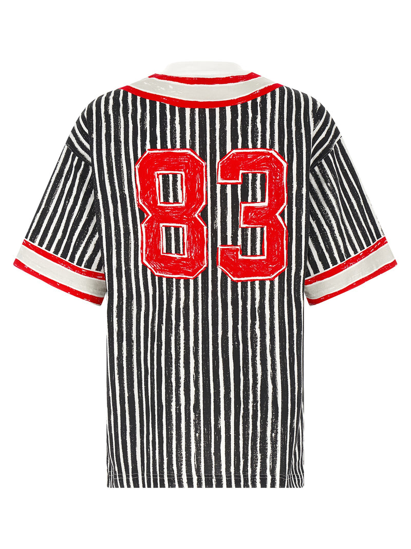 Polo Shirt en Coton Multicolore Moschino