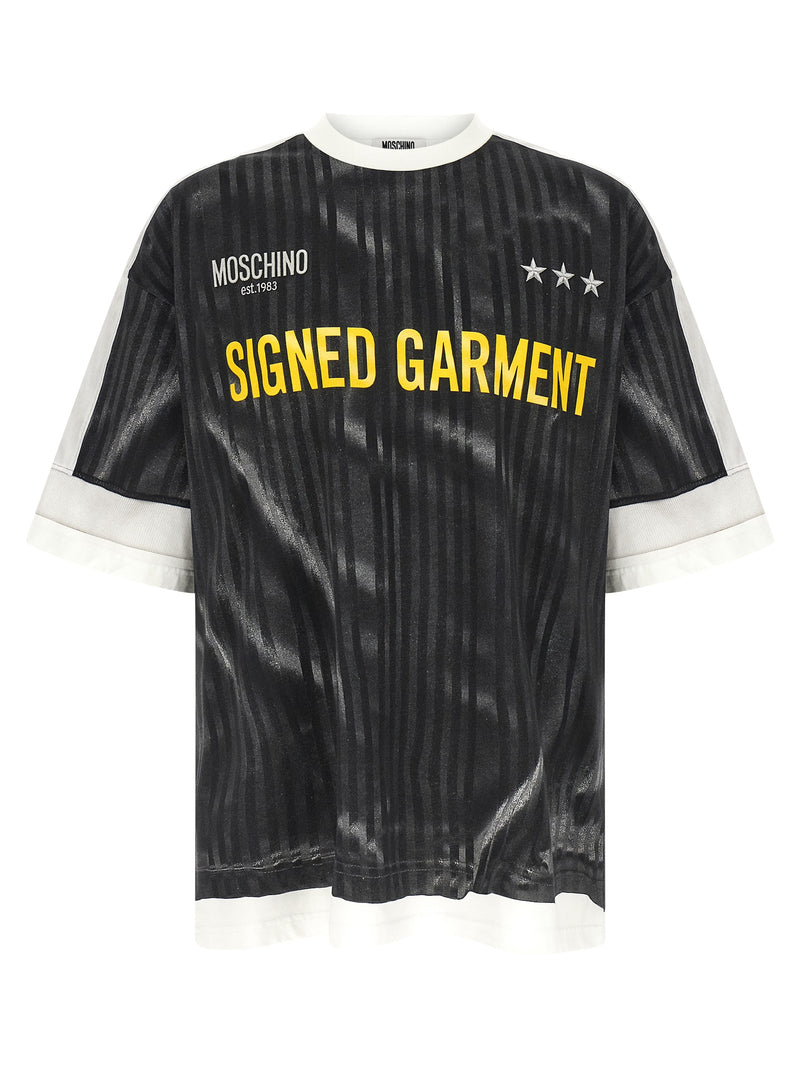Moschino Black Cotton Sportswear T-Shirt
