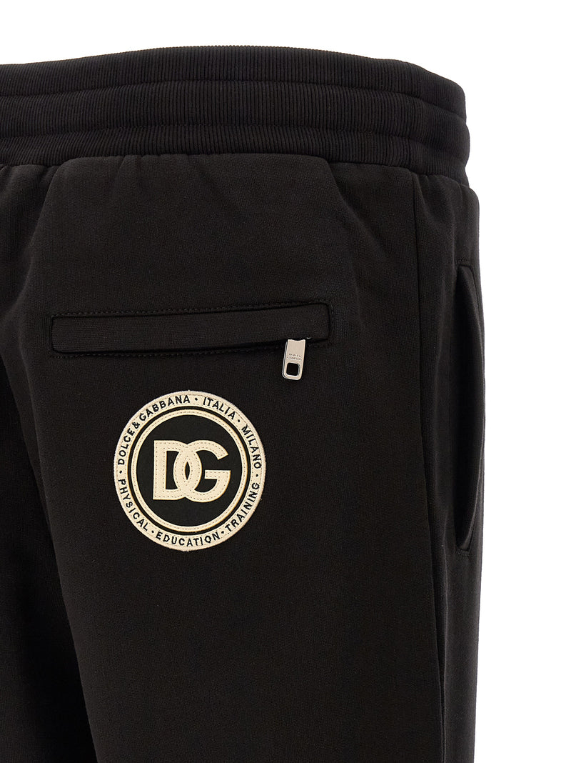 Dolce & Gabbana Black Cotton Joggers - Stylish & Comfortable