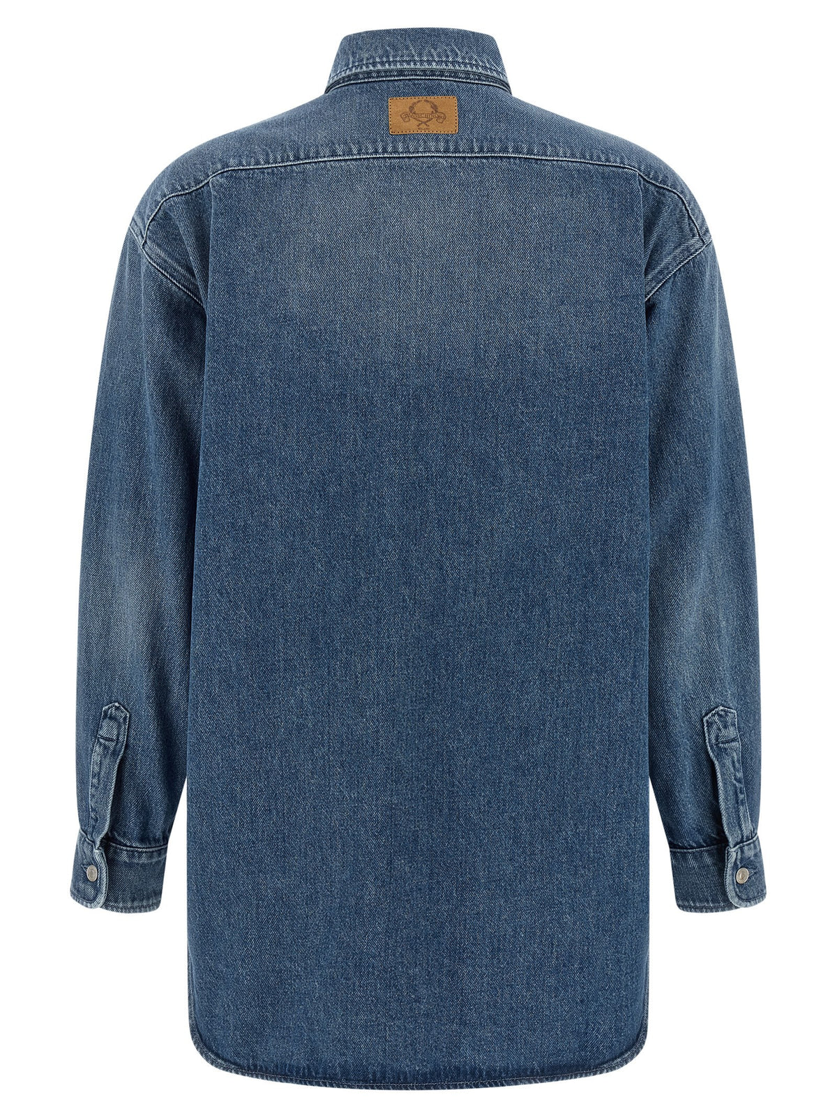 Moschino Blue Cotton Blouse - Casual Elegance