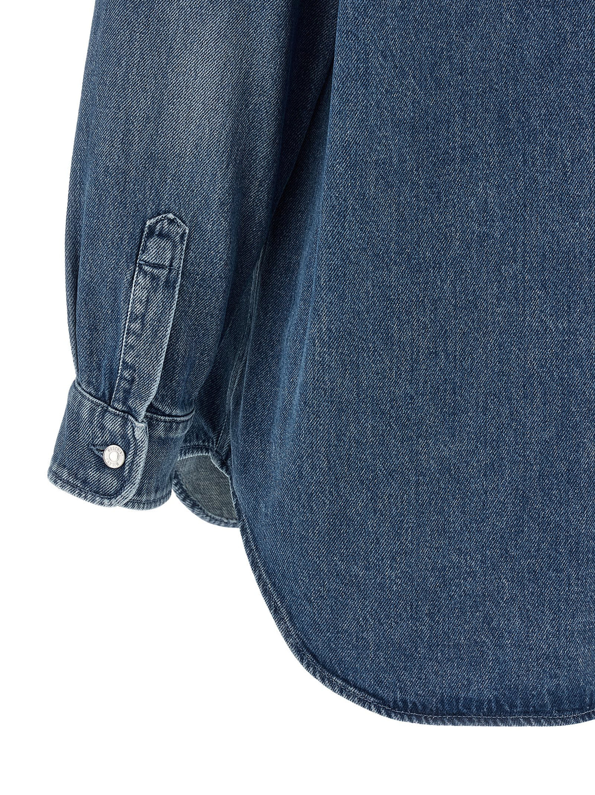 Moschino Blue Cotton Blouse - Casual Elegance