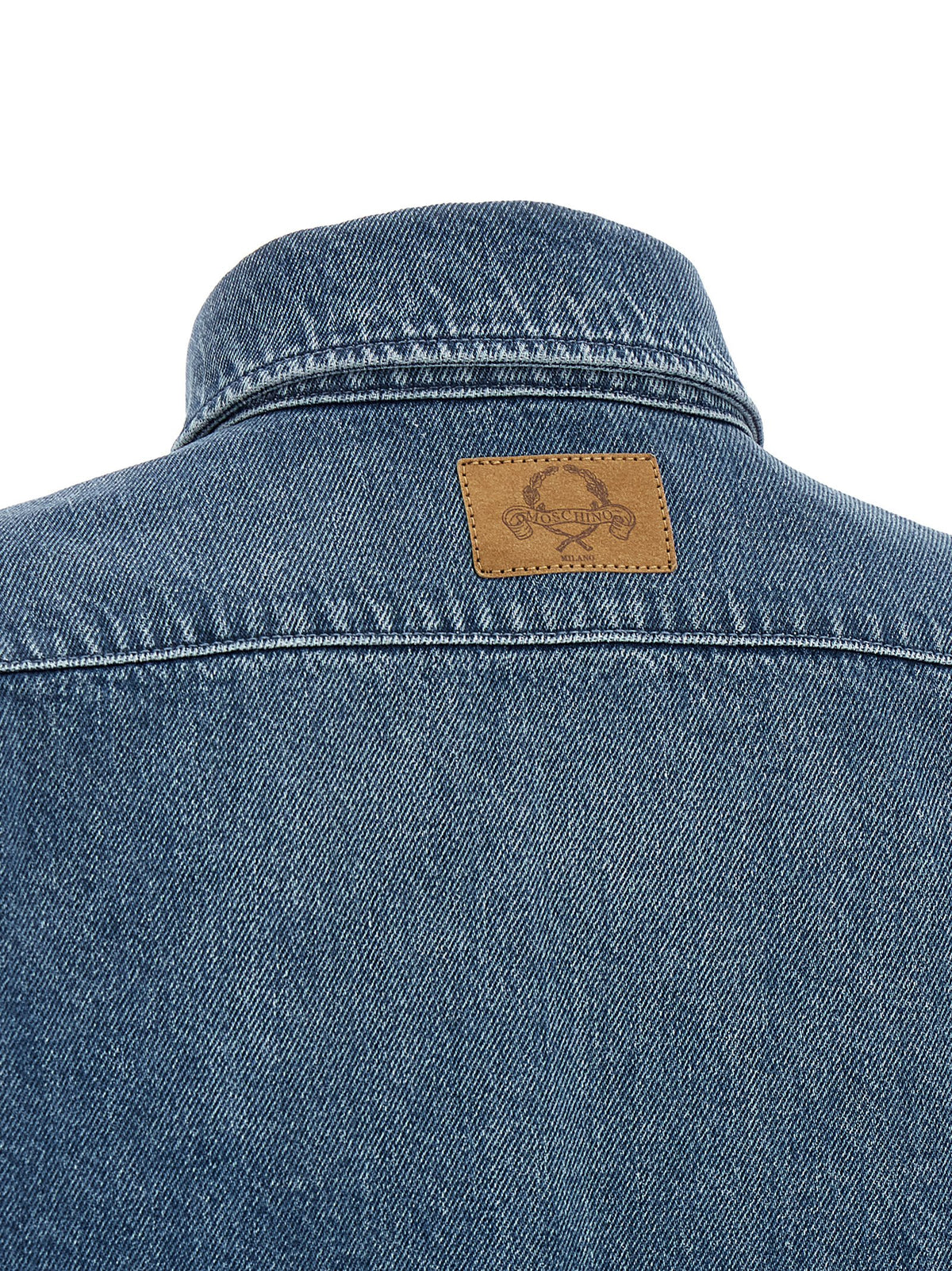 Moschino Blue Cotton Blouse - Casual Elegance