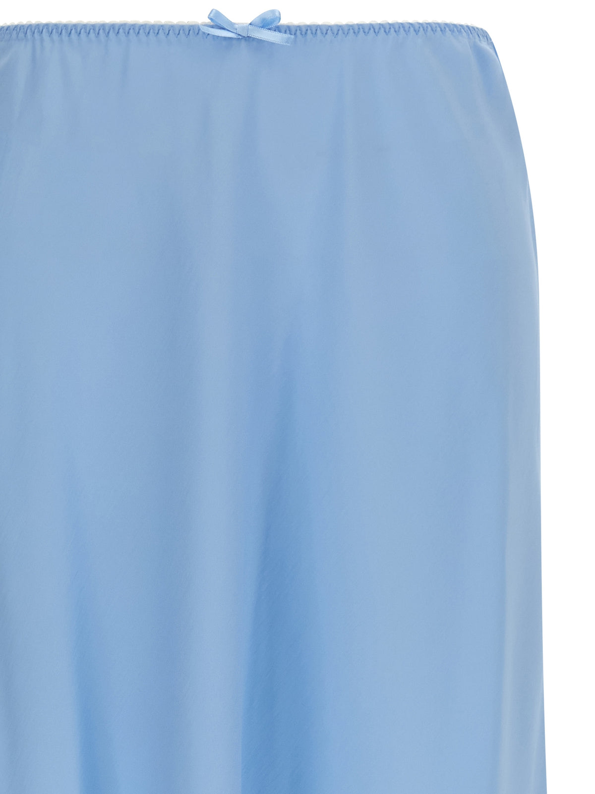 Moschino Blue Acetate Midi Skirt