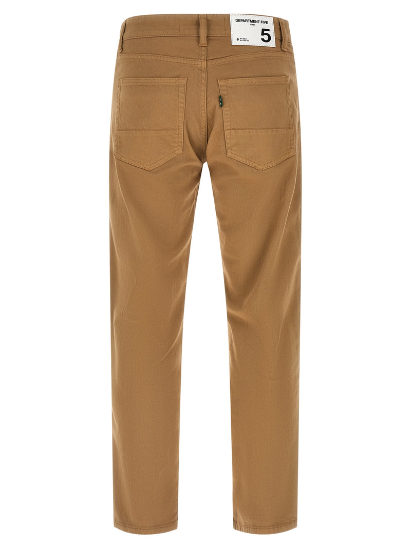 Department 5 Beige Cotton Straight-Leg Jeans