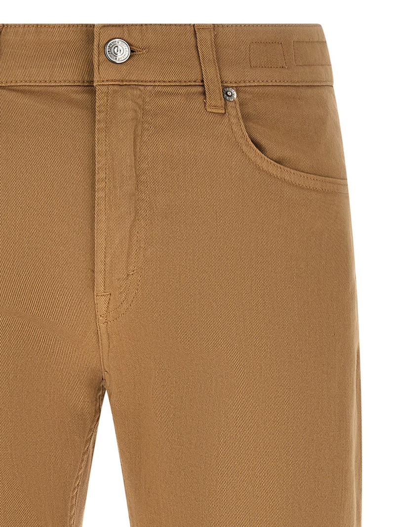 Department 5 Beige Cotton Straight-Leg Jeans